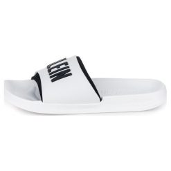 Calvin Klein Klapki Damskie 35/36 Białe. Białe klapki damskie Calvin Klein, bez wzorów, bez obcasa. Za 179.00 zł.