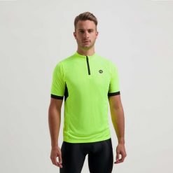 Koszulka rowerowa męska Rogelli PERUGIA 2.0 z luźniejszym krojem. Czarne buty sportowe męskie Rogelli, bez zapięcia, rowerowe. Za 146.00 zł.