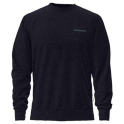 Bluza turystyczna Fitz Roy Icon Uprisal Crew Sweatshirt. Czarne bluzy męskie Patagonia, m, bez wzorów, bez kaptura. Za 359.99 zł.
