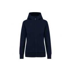 Bluza damska z kapturem Kariban Premium. Niebieskie bluzy damskie KARIBAN, s, bez wzorów, z bawełny, z kapturem. Za 245.00 zł.