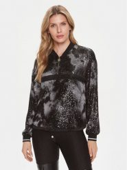 Liu Jo Bluza TA4018 J4623 Czarny Regular Fit. Czarne bluzy damskie Liu Jo, s, bez wzorów, z syntetyku, bez kaptura. Za 419.99 zł.