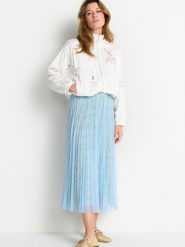 Rich & Royal szyfonowa spódnica maxi Kobiety Sztuczne włókno niebieski, 38. Niebieskie spódnice damskie Rich & Royal, na lato, bez wzorów, z szyfonu, maxi. Za 379.95 zł.
