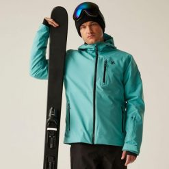 Kurtka narciarska męska z membraną Eagle III Dare 2b. Niebieskie kurtki snowboardowe męskie Dare 2b, na zimę, m, bez wzorów, z tkaniny, do biegania. Za 499.99 zł.