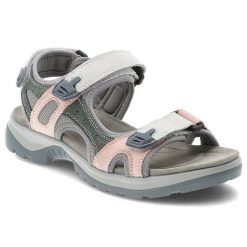 Sandały damskie McKeylor, cholewka ze skóry naturalnej regulowane paski na rzepy płaska podeszwa, szare, 95416. Szare paski damskie McKeylor, bez wzorów, ze skóry. Za 159.00 zł.