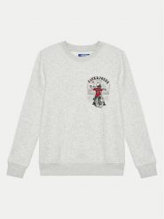 Jack & Jones Junior Bluza Skull Rock 12259869 Szary Standard Fit. Szare bluzy dla chłopców Jack & Jones Junior, bez wzorów, z bawełny, bez ramiączek, bez kaptura. Za 59.99 zł.