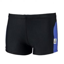 Beco-Sealife bokserki kąpielowe chłopięce czarne/niebieskie. Niebieskie kąpielówki dla chłopców 47 Brand, bez wzorów, z elastanu. Za 192.99 zł.