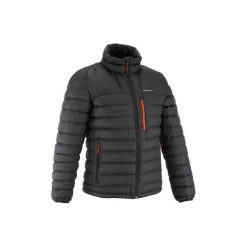 Kurtka trekkingowa Trek 900 męska. Czarne kurtki męskie FORCLAZ, z materiału. Za 249.99 zł.