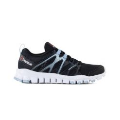 Buty na trening damskie REEBOK REALFLEX TRAIN 4.0 sportowe. Czarne obuwie sportowe damskie Reebok, bez wzorów, na fitness i siłownię. Za 228.00 zł.