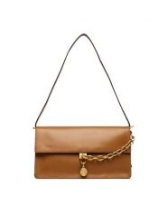 Tommy Hilfiger Torebka Crest Leather Conv Shoulder Bag AW0AW19015 Brązowy. Brązowe torebki do ręki damskie Tommy Hilfiger, bez wzorów, ze skóry, bez dodatków. Za 949.99 zł.