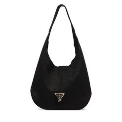 Torebka Guess. Czarne torebki do ręki damskie Guess, z aplikacjami, klasyczne, bez dodatków. Za 264.99 zł.