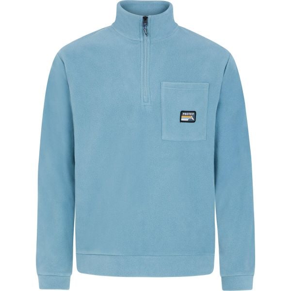 Polar 1/4 zip Protest Paxton. Niebieskie bluzy męskie Protest, na zimę, bez wzorów, z polaru, bez kaptura. Za 274.50 zł.