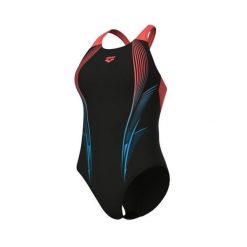 Damski kostium kąpielowy 1-częściowy Arena Blast V Back. Brązowe kostiumy jednoczęściowe damskie Arena, s, bez wzorów, sportowe, na fitness i siłownię. Za 209.99 zł.