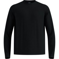 Bluza bez kaptura Odlo Mid Layer CUBIC. Czarne bluzy męskie Odlo, l, bez wzorów, z dzianiny, bez kaptura. Za 269.99 zł.