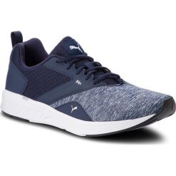Buty PUMA - Nrgy Comet 190556 12 Peacoat/Puma White. Niebieskie buty sportowe męskie Puma, z materiału. W wyprzedaży za 169.00 zł.