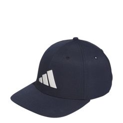 Czapka z daszkiem Adidas Tour Snapback Hat. Czarne czapki i kapelusze męskie Adidas, bez wzorów, z materiału, sportowe. Za 119.00 zł.