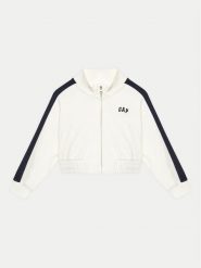 Gap Bluza 745912-01 Biały Relaxed Fit. Białe bluzy dla dziewczynek GAP, bez wzorów, z bawełny, bez ramiączek, bez kaptura. Za 129.99 zł.
