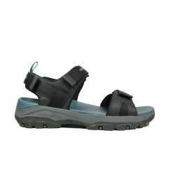 Sandały męskie SKECHERS Tresmen Ryer. Czarne sandały męskie Skechers, bez zapięcia. Za 209.99 zł.