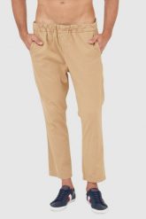 7 FOR ALL MANKIND Beżowe spodnie męskie jogger Chino. Brązowe eleganckie spodnie męskie 7 for all mankind, l, bez wzorów, z bawełny. W wyprzedaży za 559.99 zł.