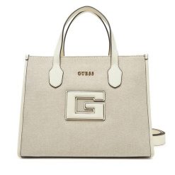 Torebka Guess. Brązowe torebki do ręki damskie Guess, z aplikacjami, bez dodatków. Za 349.99 zł.