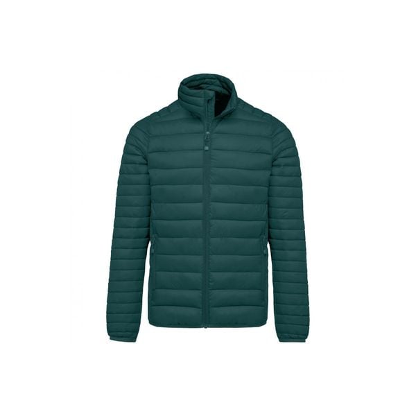 Lekka kurtka puchowa Kariban. Zielone kurtki męskie KARIBAN, xl, bez wzorów, z poliamidu, eleganckie, bez kaptura. Za 249.00 zł.