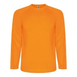 Męska Koszulka Sportowa Z Długim Rękawem Montecarlo. Brązowe koszulki sportowe męskie ROLY, m, bez wzorów, bez kołnierzyka, bez ramiączek, trekkingowe. Za 37.99 zł.