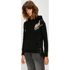 Silvian Heach - Bluza. Czarne bluzy damskie Silvian Heach, z aplikacjami, z bawełny. W wyprzedaży za 379.90 zł.
