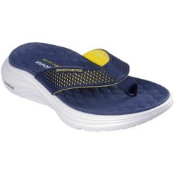Plaskanie Skechers Vapor Foam -, Mężczyźni. Niebieskie klapki męskie Skechers, z syntetyku, sportowe. Za 290.00 zł.