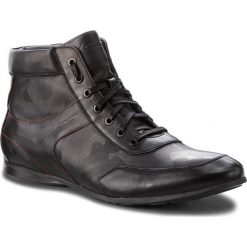 Trzewiki KAZAR - Joao 33527-16-00 Black. Czarne kozaki męskie Kazar, ze skóry. W wyprzedaży za 399.00 zł.