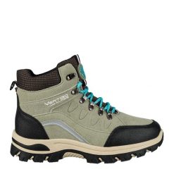 Buty turystyczne damskie Vorra. Zielone trekkingi damskie Aulp, przed kolano, trekkingowe. Za 179.99 zł.