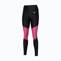 Legginsy damskie do biegania Mizuno Core Long. Czarne legginsy damskie Mizuno, s, bez wzorów, z elastanu, długie, do biegania. Za 139.99 zł.