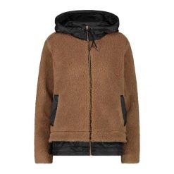 Kurtka z kapturem wooltech damska CMP. Czarne kurtki damskie CMP, xl, bez wzorów, z syntetyku, z kapturem. Za 530.30 zł.