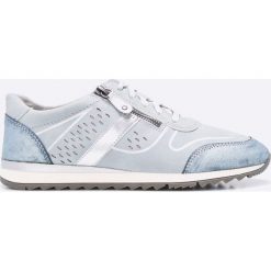 Jana - Buty. Niebieskie obuwie sportowe damskie JANA, bez wzorów, z materiału, Adidas Advantage. W wyprzedaży za 99.90 zł.