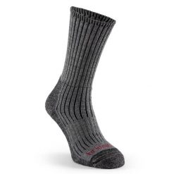 Męskie skarpety trekkingowe Bridgedale Midweight Merino Comfort Charcoral. Szare skarpety męskie Bridgedale, bez wzorów, z elastanu. Za 96.99 zł.