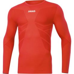 Koszulka Jako Comfort 2.0. Czerwone koszulki sportowe męskie Jako, bez wzorów, bez kołnierzyka, bez ramiączek, na fitness i siłownię. Za 241.00 zł.