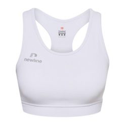 Koszulka damska Newline Athletic. Białe koszulki sportowe damskie Newline, l, bez wzorów, bez kołnierzyka, bez ramiączek, do biegania. Za 153.00 zł.