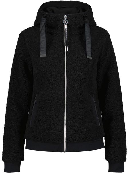 Sweter Damski Luhta Iskoinen. Czarne swetry damskie Luhta, s, bez wzorów, z materiału, sportowe, bez kołnierzyka, bez ramiączek, długie, z kapturem. Za 539.00 zł.