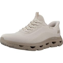 Buty SKECHERS SLIP-INS BOBS ARC WAVES Beżowy. Brązowe obuwie sportowe damskie Skechers, trekkingowe. Za 389.99 zł.