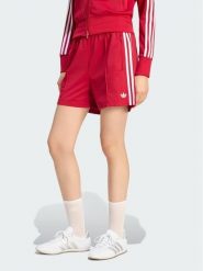 Adidas Szorty sportowe Firebird Classic KS4791 Czerwony Regular Fit. Czerwone szorty sportowe damskie Adidas, s, bez wzorów, z syntetyku, sportowe. Za 178.99 zł.