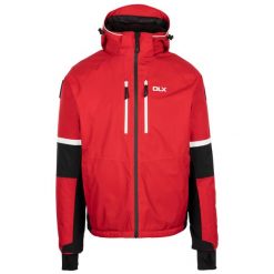 Dlx Mackle - Męski kombinezon narciarski Dlk czerwony. Czerwone kurtki męskie DLX, na zimę, m, bez wzorów, sportowe, bez kaptura. Za 619.99 zł.