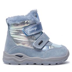 Śniegowce Primigi. Niebieskie śniegowce dziewczęce Primigi, z gore-texu, bez zapięcia. Za 369.99 zł.