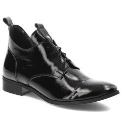 Czarne Botki Armodo Stylowe Skórzane Buty Na Obcasie. Czarne botki damskie Armodo, na wiosnę, ze skóry, eleganckie, bez obcasa, na obcasie, bez zapięcia. Za 329.00 zł.