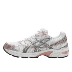 Buty do chodzenia dla dorosłych ASICS Gel-1130 White Neutral Pink. Białe obuwie sportowe damskie Asics, bez wzorów, z gumy, do biegania. Za 1,821.91 zł.