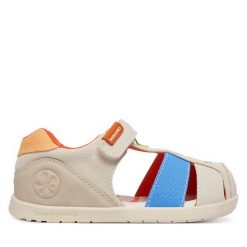 Sandały Biomecanics. Brązowe sandały chłopięce Biomecanics, bez zapięcia. Za 229.99 zł.