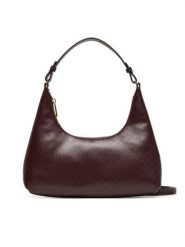 Calvin Klein Torebka LV04F3298G Bordowy. Czerwone torebki do ręki damskie Calvin Klein, bez wzorów, ze skóry, bez dodatków. Za 449.99 zł.