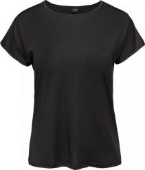 Hi-Tec Damska koszulka zkrótkim rękawem Hi-tec Lady Hine czarna rozmiar XL. Czarne t-shirty damskie Hi-tec, xl, bez wzorów, bez kołnierzyka. Za 56.95 zł.