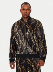 Versace Jeans Couture Bluza 77GAI300 JS367 Czarny Regular Fit. Czarne bluzy męskie Versace Jeans Couture, m, bez wzorów, z jeansu, bez kaptura. Za 1,659.00 zł.