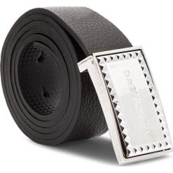 Pasek Męski VERSACE JEANS - D8YSBF05 70867 MI7. Czarne paski damskie marki Versace Jeans, w paski, z jeansu. Za 349.00 zł.