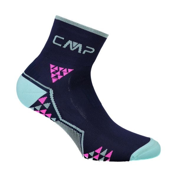 Skarpetki CMP Skinlife. Niebieskie skarpety damskie CMP, bez wzorów, z materiału. Za 43.99 zł.