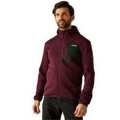 Bluza Polarowa Męska Melanżowy Pełen Suwak Newhill. Czerwone bluzy męskie Regatta, l, bez wzorów, z dzianiny, z kapturem. Za 103.99 zł.
