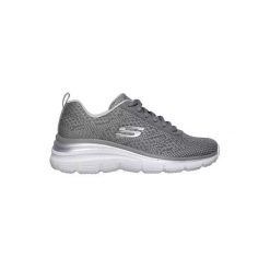 Buty SKECHERS FASHION FIT BOLD BOUNDARIES Szary. Szare obuwie sportowe damskie Skechers, bez wzorów, z tkaniny, do biegania, Skechers Sport. Za 278.12 zł.
